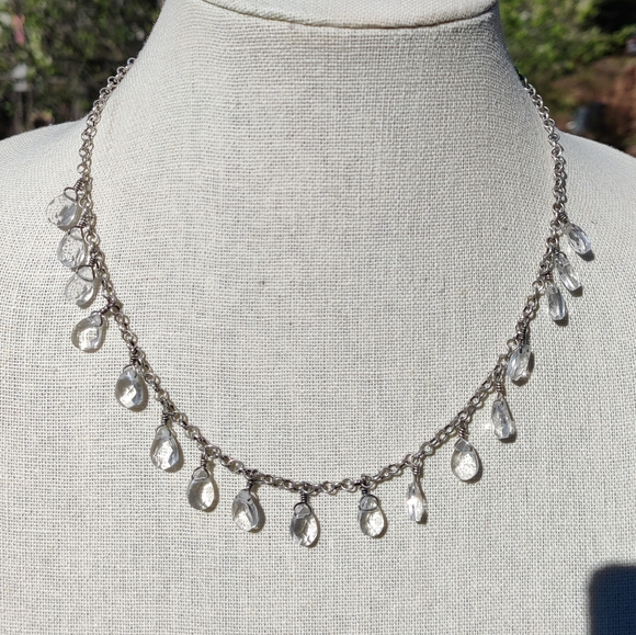 Silpada sterling crystal necklace - Picture 8 of 8